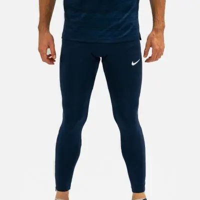 Nike navy running tights 2025