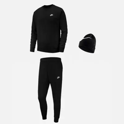 Produkt Set Nike Sportswear fur Mann. Sweatshirt Joggingstrumpfe Mutze EKINSPORT