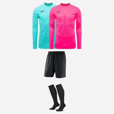 Pack Nike Arbitre de football FFF maillot manches longues short chaussettes