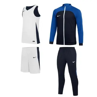 Ensemble Nike Academy pro basket pour enfant maillot reversible short veste pantalon de survetement