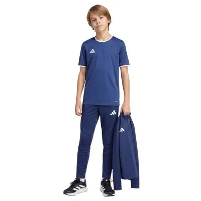 ensemble adidas entrada 26 enfant survetement zip pantalon maillot bleu marine