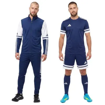 ensemble adidas squadra 25 homme survetement maillot short chaussettes bleu marine