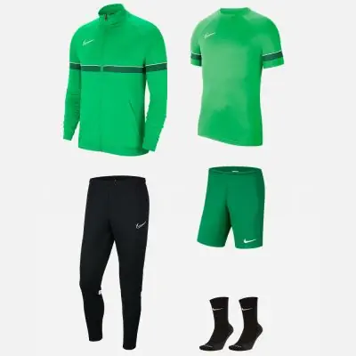 Produkt Set Nike Academy 21 fur Mann. Trainingsanzug Trikot Shorts Socken EKINSPORT