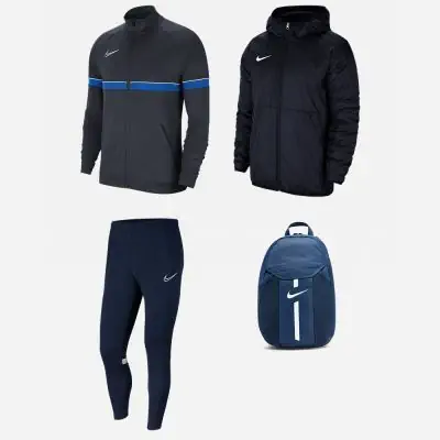 Pack Entrainement Nike Academy 21 maillot, short,chaussettes, polo, survetement, sac, parka