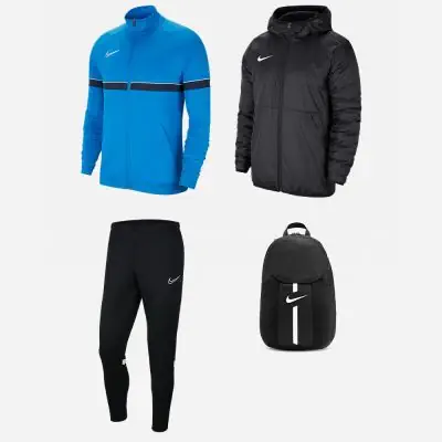 Pack Entrainement Nike Academy 21 maillot, short,chaussettes, polo, survetement, sac, parka