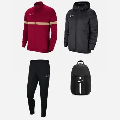 Pack Entrainement Nike Academy 21 maillot, short,chaussettes, polo, survetement, sac, parka