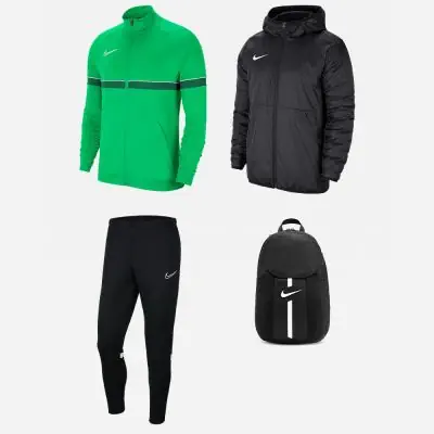 Pack Entrainement Nike Academy 21 maillot, short,chaussettes, polo, survetement, sac, parka