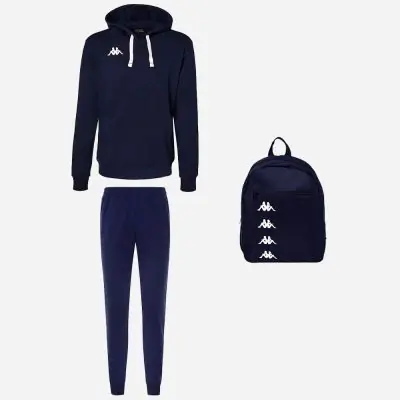 Pack Kappa Bali 3 pezzi Felpa con cappuccio Pantaloni da jogging Borsa EKINSPORT