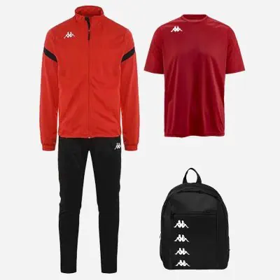 Kappa TRACKSUIT - Survêtement - Bright White/blanc