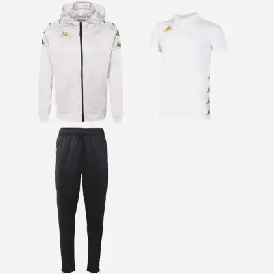 Pack Kappa grevolo 3 pieces Sweat jacket Sweat pants Polo EKINSPORT