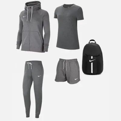 Pack Lifestyle Femme Team Club 20 Park 20 tee-shirt, sweat, capuche, zip, short, pantalon, sac