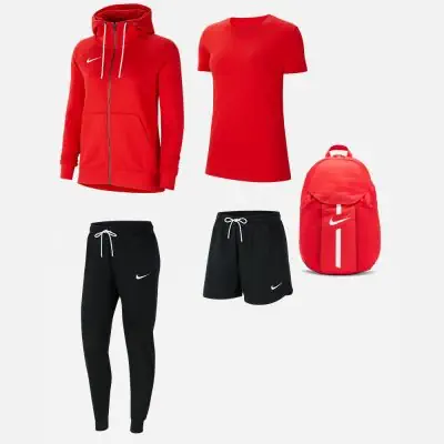 Pack Lifestyle Femme Team Club 20 Park 20 tee-shirt, sweat, capuche, zip, short, pantalon, sac