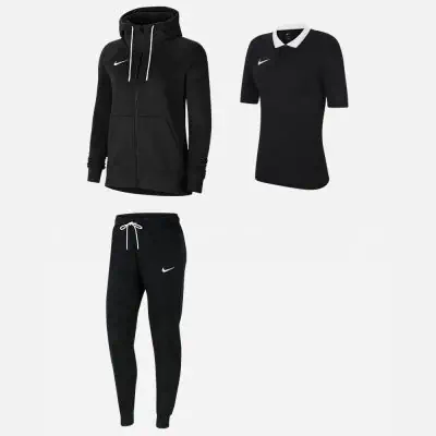 Conjunto nike mujer negro y blanco online