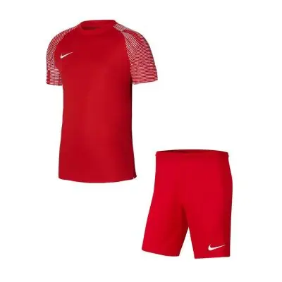 Nike Conjunto Pantalones Cortos Rojos Nike Conjunto Nike Academy