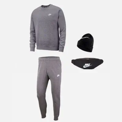 Pack Nike Sportswear Sweat Bas de jogging Bonnet Banane pour Homme BV2662 BV2679 AV9751 DB0490
