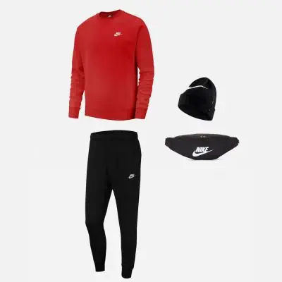 Pack Nike Sportswear Sweat Bas de jogging Bonnet Banane pour Homme BV2662 BV2679 AV9751 DB0490
