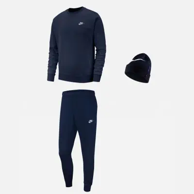 Nike Crew And Joggers Set Nike Air Fleece Full Crewneck Tracksuit - Main Image