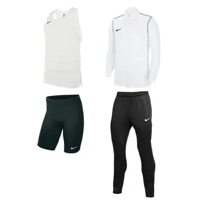 Ensemble Running Nike Park 20 homme debardeur cuissard veste pantalon de survetement