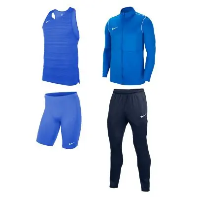 Ensemble Running Nike Park 20 homme debardeur cuissard veste pantalon de survetement