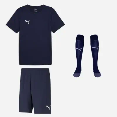 ensemble puma teamrise 3 pieces maillot short chaussettes de football