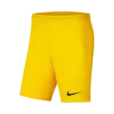 Pantaloncini Nike Park III per bambini BV6865 719 Giallo EKINSPORT