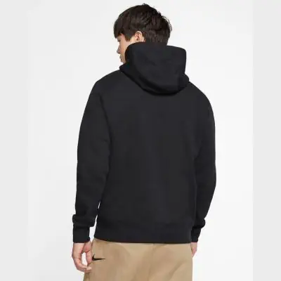 Felpa con cappuccio Nike Sportswear Club Fleece Nero per uomo