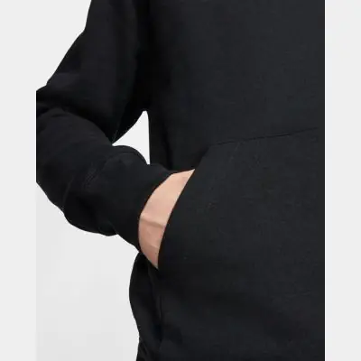 Felpa con cappuccio Nike Sportswear Club Fleece Nero per uomo