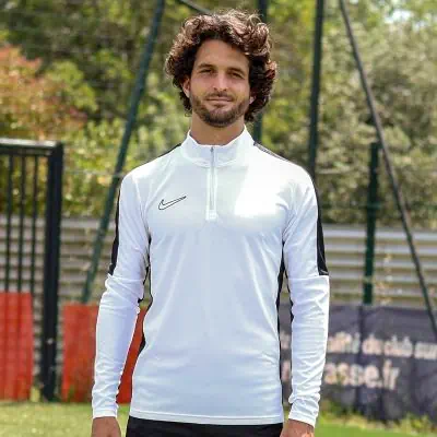 Haut d entrainement 1 4 Zip Nike Academy 23 Blanc pour homme