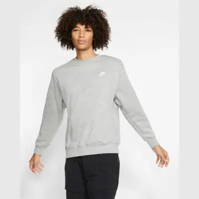 Sweat Nike Sportswear Club Fleece pour Homme - BV2662-063 - Gris