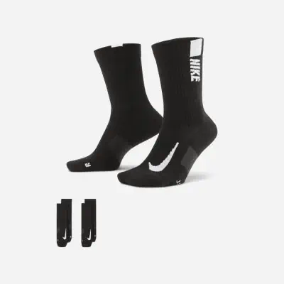 Lot de 2 paires de chaussettes de running Nike Multiplier EKINSPORT