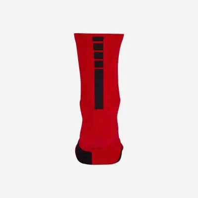 chaussettes de basket nike elite crew rouge unisexe sx7622 657