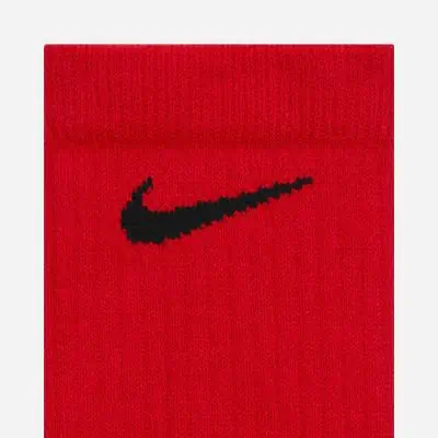chaussettes de basket nike elite crew rouge unisexe sx7622 657