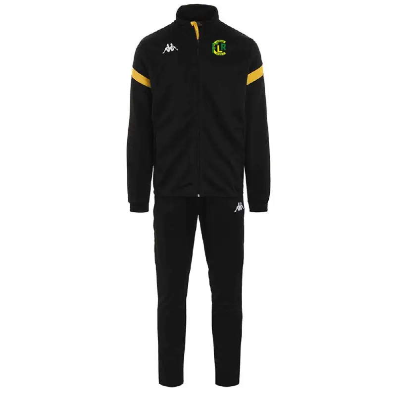 Ensemble de survêtement FC Lecelles Rosult Noir/Blanc/Or pour enfant Ensemble de survêtement FC Lecelles Rosult Noir/Blanc/Or pour enfant