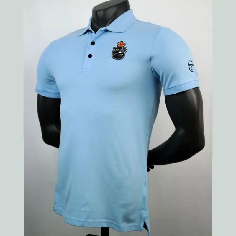 Polo Monte-Carlo Country Club Bleu Ciel pour homme 39958-282BLU Polo Monte-Carlo Country Club Bleu Ciel pour homme 39958-282BLU