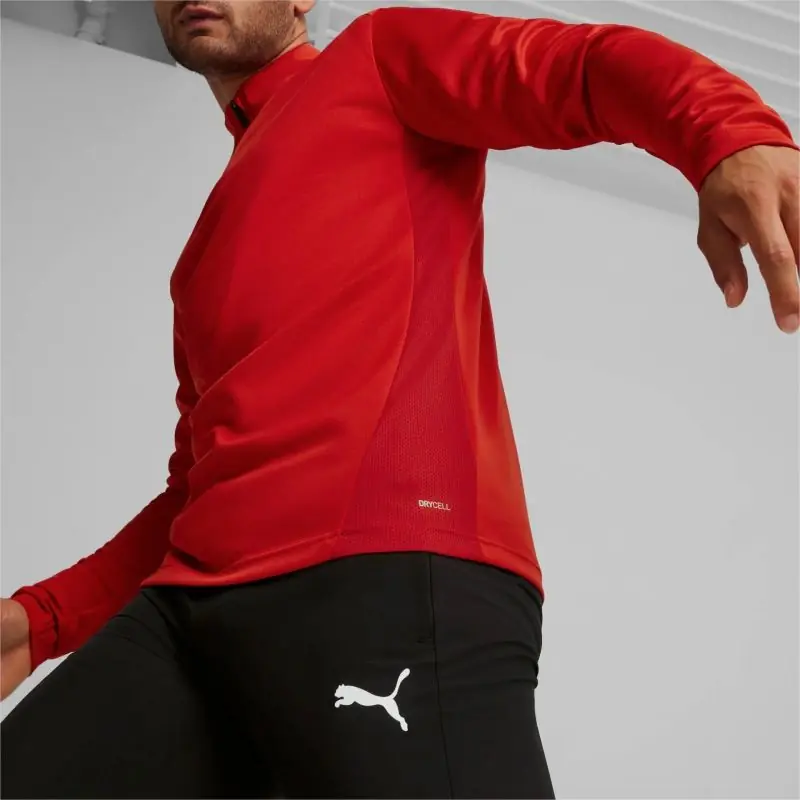 Haut d'entrainement 1/4 Zip Puma teamGOAL pour homme - 658629-001 Haut d'entrainement 1/4 Zip Puma teamGOAL pour homme - 658629-001