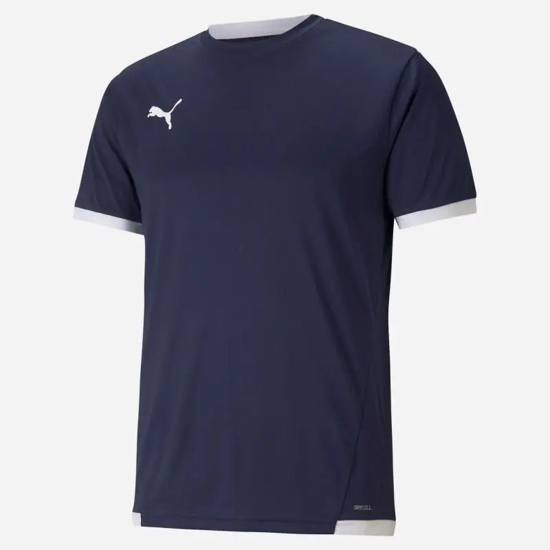 maillot puma teamliga bleu marine pour enfant 704925 06