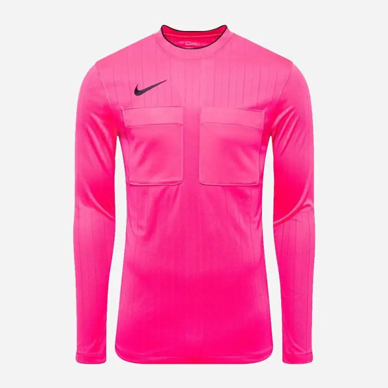 Maillot d'arbitre manches longues Nike Arbitre FFF II Rose pour homme - DH8027-645 Maillot d'arbitre manches longues Nike Arbitre FFF II Rose pour homme - DH8027-645