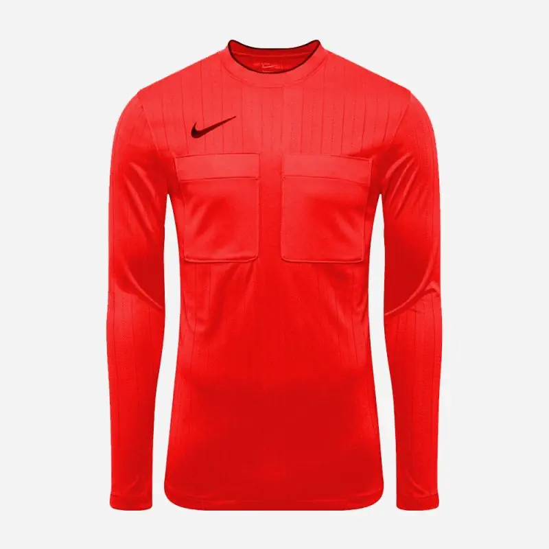 Maillot d'arbitre manches longues Nike Arbitre FFF II Corail pour homme - DH8027-635 Maillot d'arbitre manches longues Nike Arbitre FFF II Corail pour homme - DH8027-635