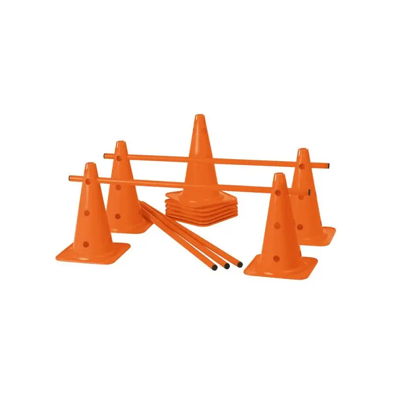 Lot de 10 cônes et 5 jalons d'entraînement AC800 Lot de 10 cônes et 5 jalons d'entraînement AC800