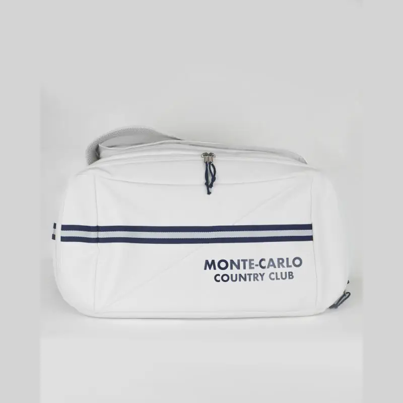 Sac de tennis Monte-Carlo Country Club Blanc - AMC2203K-BLANC Sac de tennis Monte-Carlo Country Club Blanc - AMC2203K-BLANC