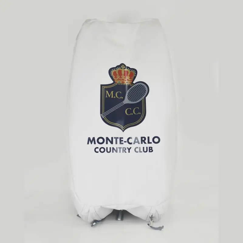 Sac de tennis Monte-Carlo Country Club Blanc - AMC2203K-BLANC Sac de tennis Monte-Carlo Country Club Blanc - AMC2203K-BLANC