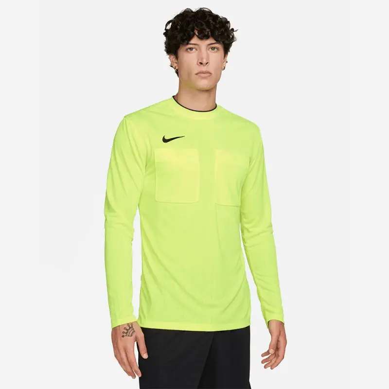 Maillot d'arbitre manches longues Nike Arbitre FFF II Jaune pour homme Maillot d'arbitre manches longues Nike Arbitre FFF II Jaune pour homme