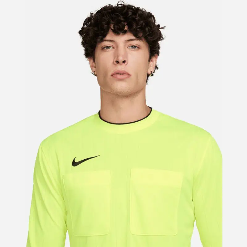 Maillot d'arbitre manches longues Nike Arbitre FFF II Jaune pour homme Maillot d'arbitre manches longues Nike Arbitre FFF II Jaune pour homme
