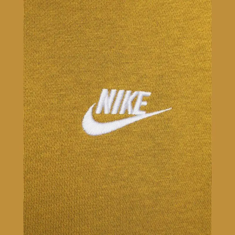 sweat capuche nike sportswear club fleece jaune homme bv2654 716 sweat capuche nike sportswear club fleece jaune homme bv2654 716