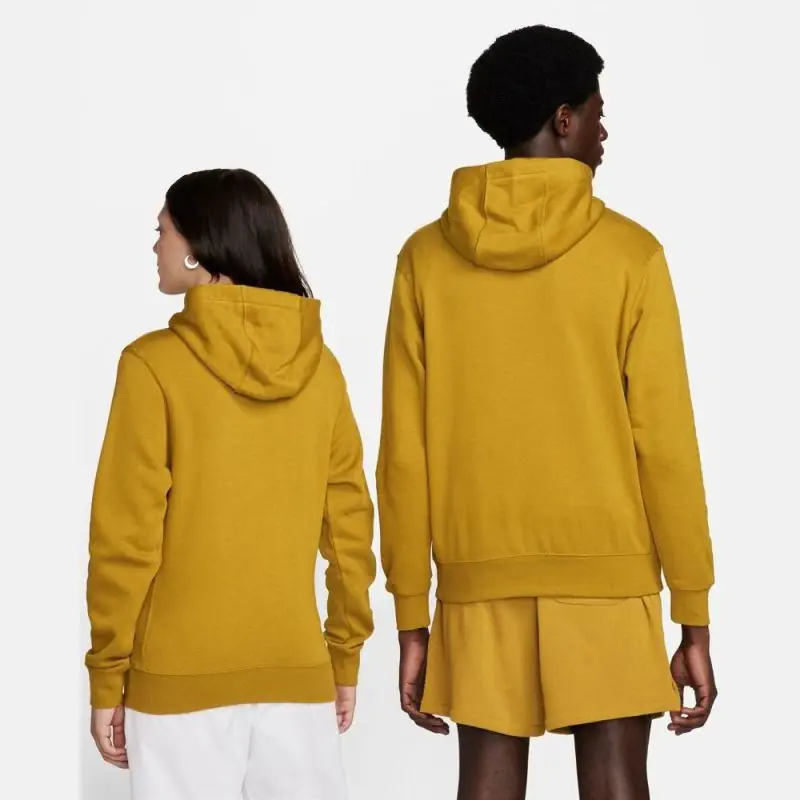 sweat capuche nike sportswear club fleece jaune homme bv2654 716 sweat capuche nike sportswear club fleece jaune homme bv2654 716