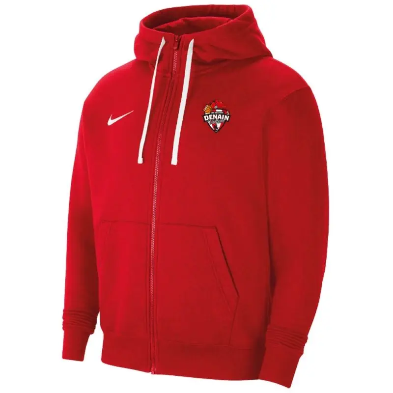 Sweat zippé à capuche Nike AS Denain-Voltaire Rouge pour homme Sweat zippé à capuche Nike AS Denain-Voltaire Rouge pour homme