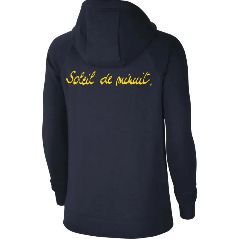 Camisola com capuz e fecho Nike Joe Kals Azul-marinho para mulher Camisola com capuz e fecho Nike Joe Kals Azul-marinho para mulher