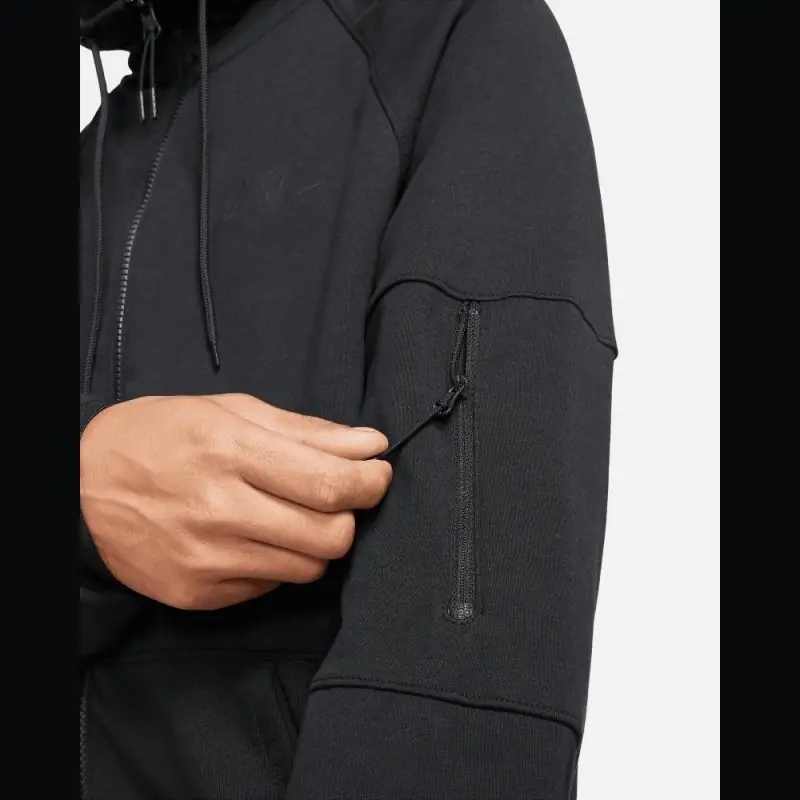 Sweat à capuche zippé Nike Sportswear Tech Essentials Noir pour Homme DD5284-010 Sweat à capuche zippé Nike Sportswear Tech Essentials Noir pour Homme DD5284-010