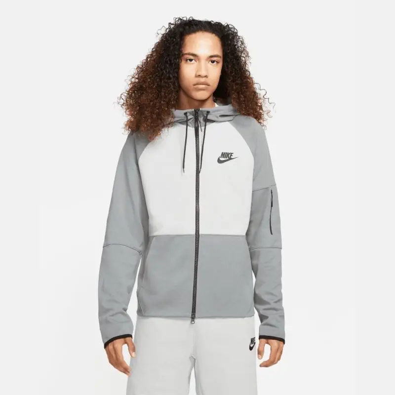 Sweat à capuche zippé Nike Sportswear Tech Essentials Gris pour Homme DD5284-077 Sweat à capuche zippé Nike Sportswear Tech Essentials Gris pour Homme DD5284-077