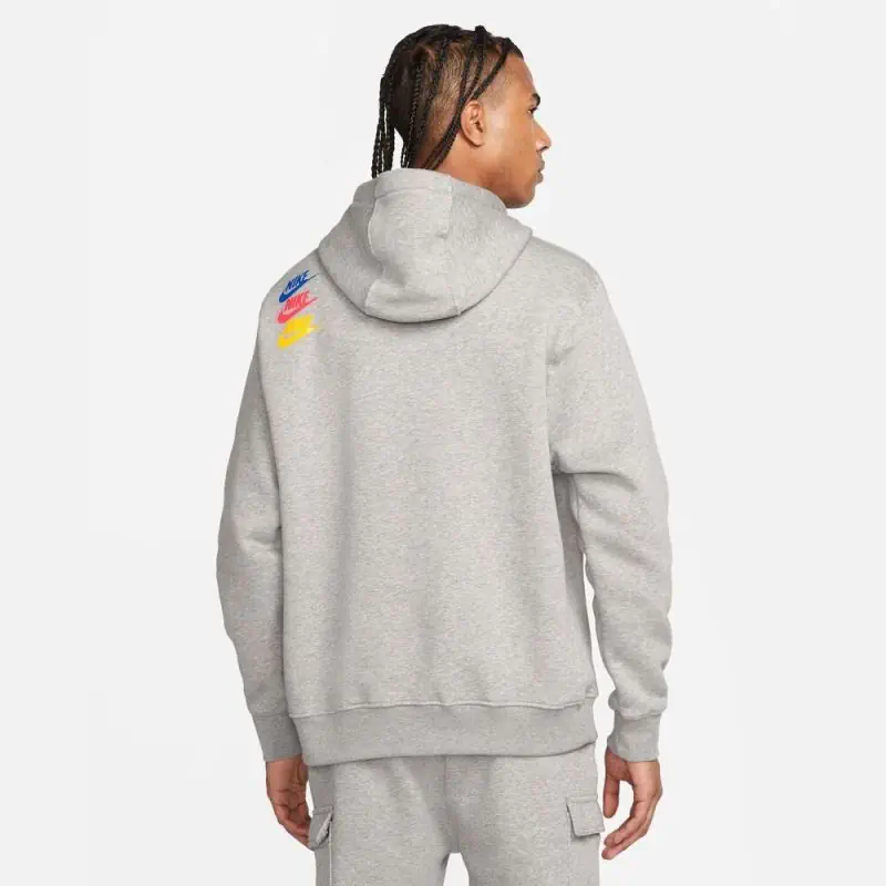 sweat capuche nike sportswear standard fleece homme dz2513 063 sweat capuche nike sportswear standard fleece homme dz2513 063